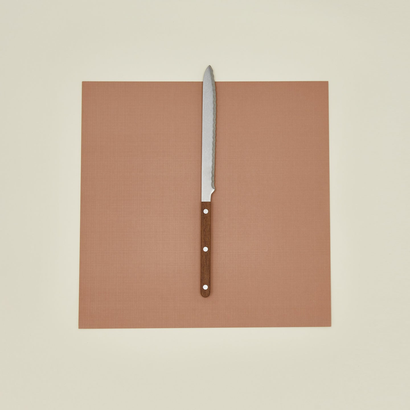 Bistrot bread knife in teak