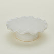 Ruffle edge pedestal