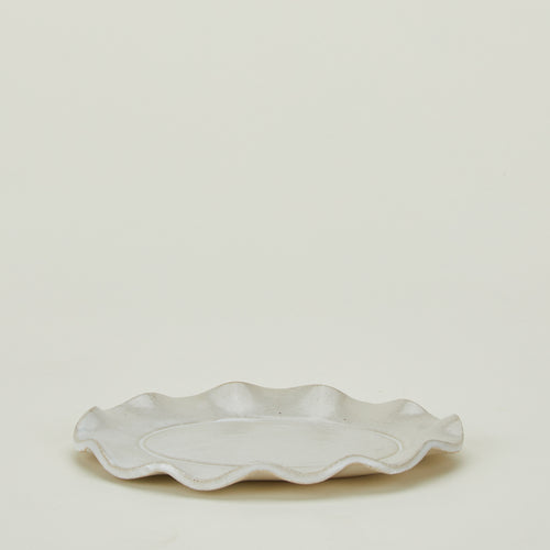 Ruffle edge platter