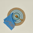 Napa napkin in blue with place setting