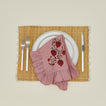 Fraises De Bois Napkin with place setting