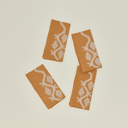 Napa Napkins, Set of 4 - Mustard