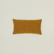 Simple linen pillow in bronze