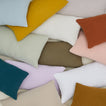 Simple linen pillow in various colors
