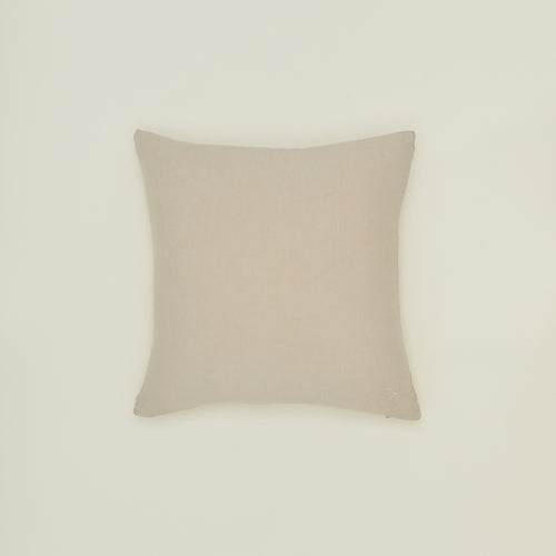 Simple linen pillow in flax