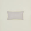 Simple linen pillow in light grey
