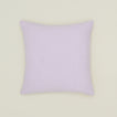 Simple linen pillow in lilac