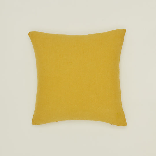 Simple Linen 22x22 Pillow - Mustard