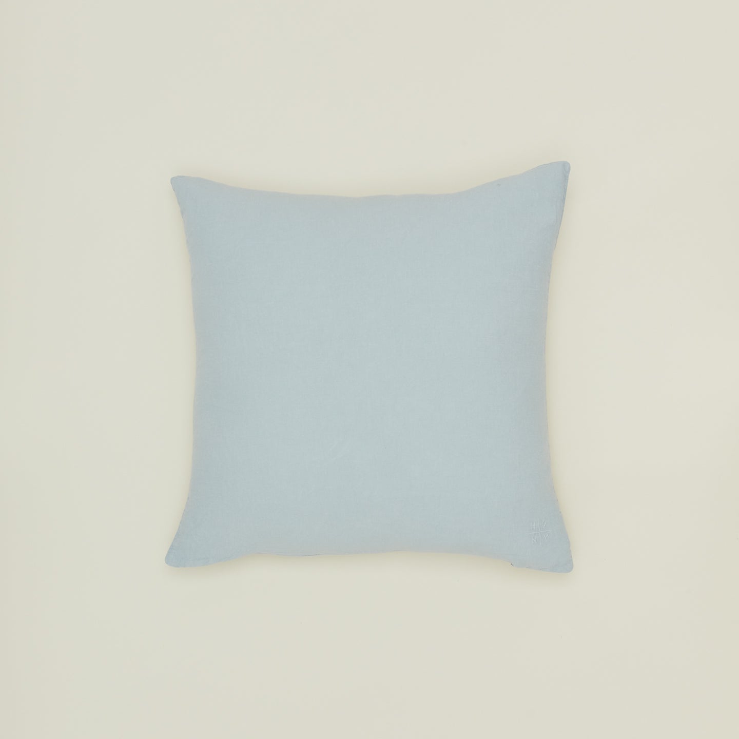 Simple linen pillow in sky