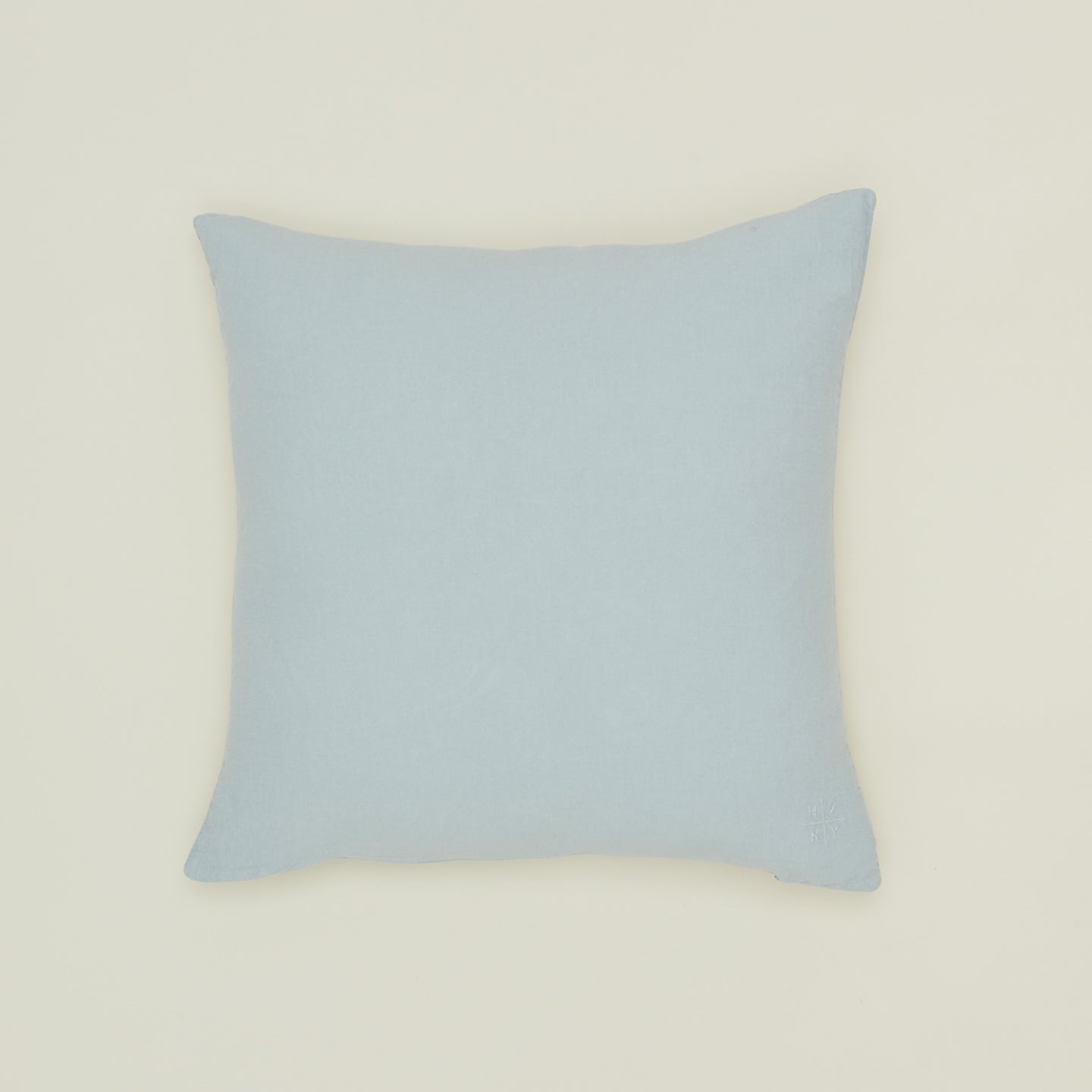 Simple linen pillow in sky