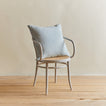 Simple linen pillow in sky