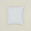 Simple linen pillow in white