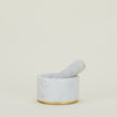 Simple Marble Mortar and Pestle