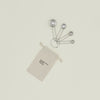 Simple Measuring Spoons - Silver