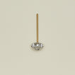 Simple metal ladle in brass