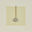 Simple metal ladle in brass