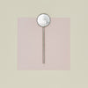 Simple Metal Flat Slotted Spoon - Silver