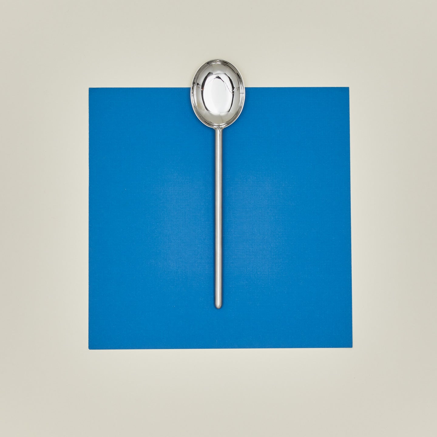 Simple metal spoon