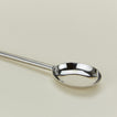 Close up view of Simple metal spoon