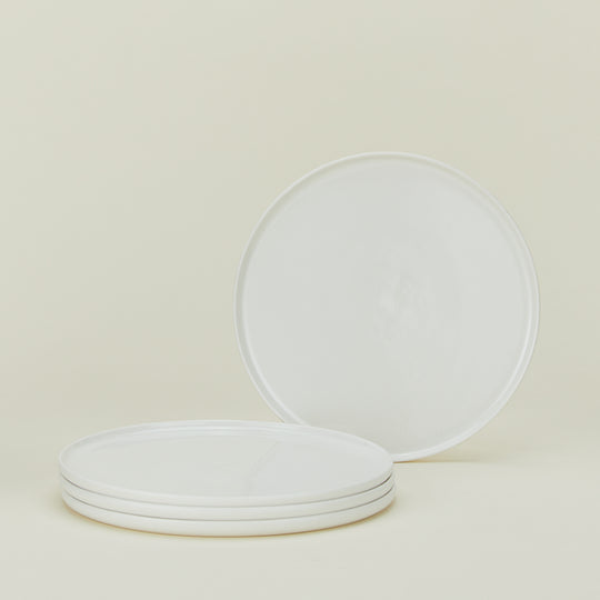 Simple Porcelain Salad Plate, Set of 4
