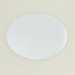 Simple porcelain serving platter in white