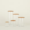 Simple storage container group in oak