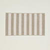 Simple Striped Terry Bath Mat - Ivory/Flax