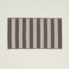 Simple Striped Terry Bath Mat - Light Grey/Dark Grey