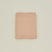 Simple waffle shower curtain in blush