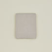 Simple waffle shower curtain in light grey