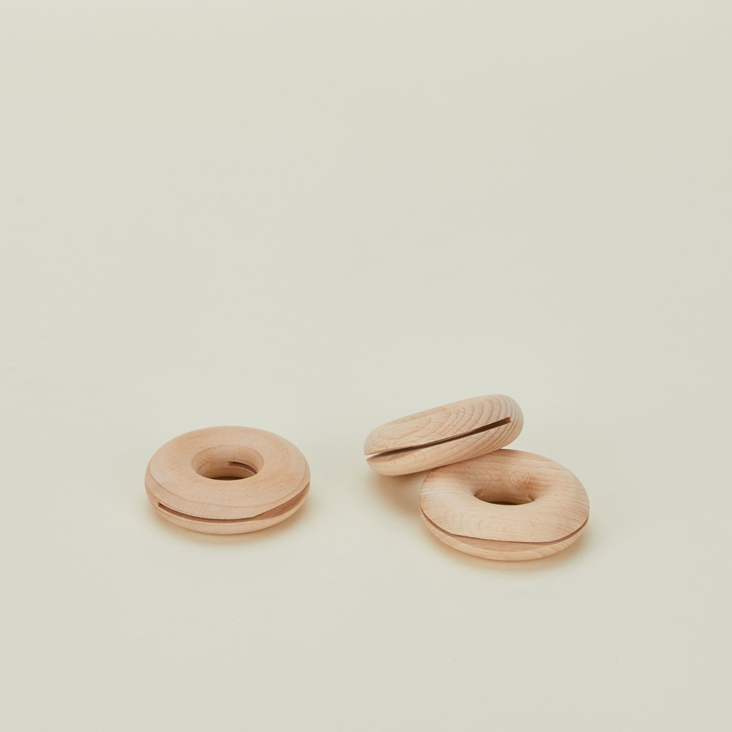 Smile Boutiques wooden bag clips set of three