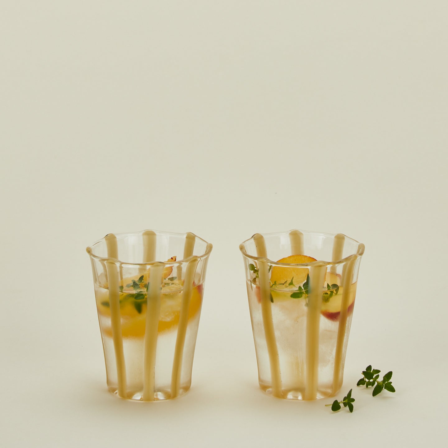 Sophie Lou Jacobsen La Verre glassware in petit with thyme