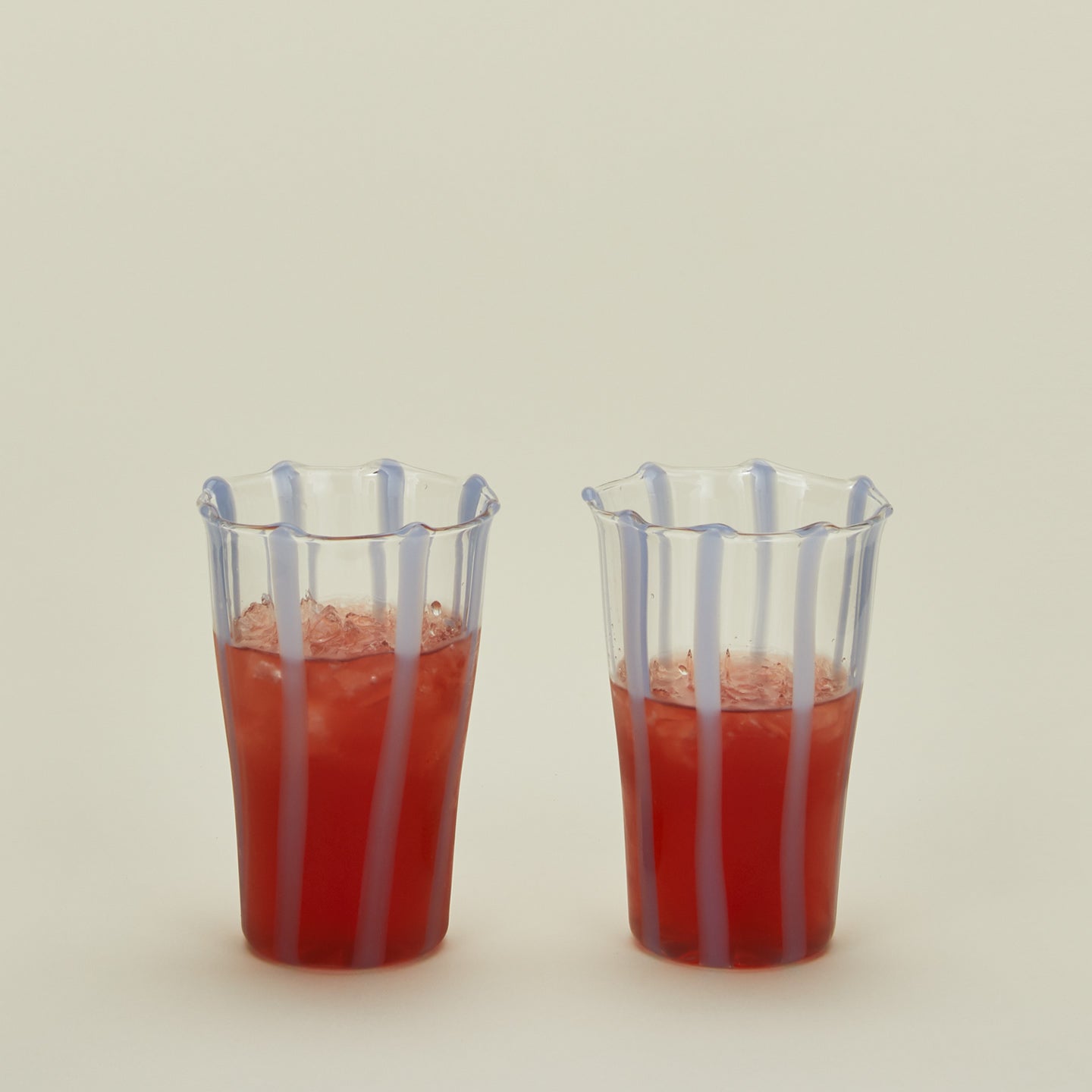 Sophie Lou Jacobsen La Verre grand glassware in sky with juice