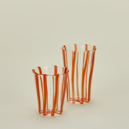 Sophie Lou Jacobsen La Verre glassware in terracotta