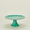 Splatter Cake Stand - Sage/Green