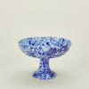 Splatter Footed Bowl - Sky/Cobalt