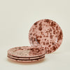 Splatter Salad Plate, Set of 4 - Blush/Terracotta