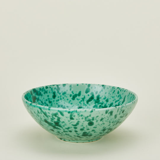 Splatter Serving Bowl - Sage/Green