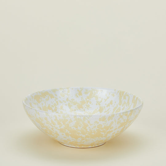 Splatter Serving Bowl - White/Ivory