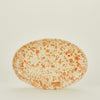 Splatter Serving Platter - Ivory/Bronze