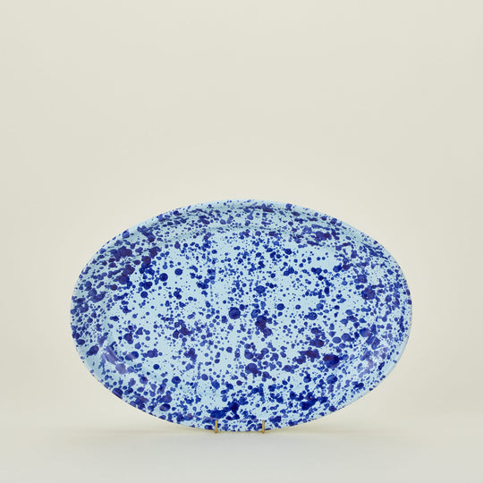 Splatter Serving Platter - Sky/Cobalt