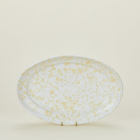 Splatter Serving Platter - White/Ivory