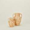 Splatter Vase - Ivory/Bronze