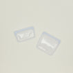 Silicone sandwich bags in two sizes.