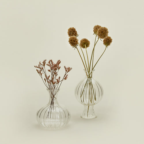 Como Ripple Vases with flowers