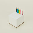 Sketch pad with colored pencils