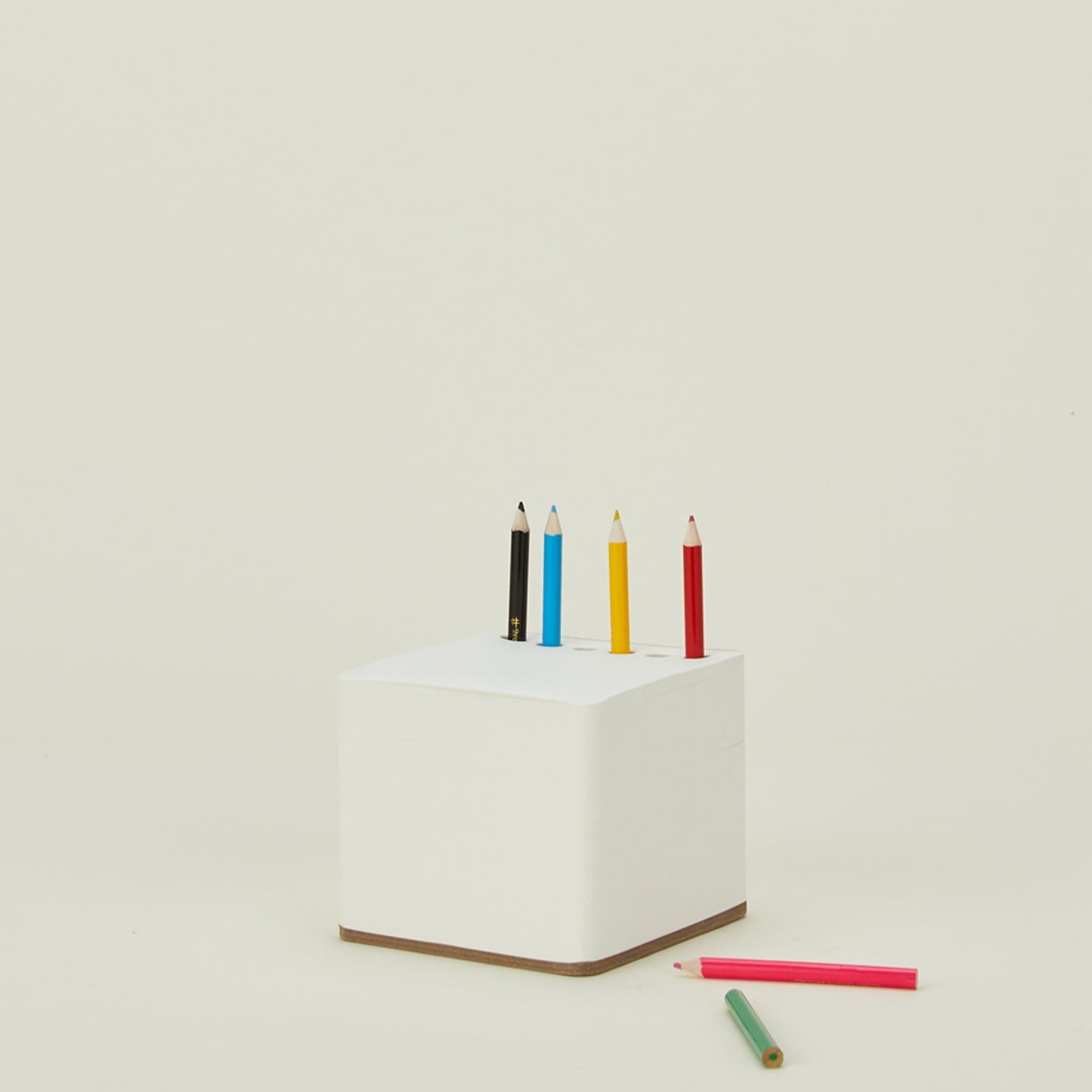 Sketch pad with colored pencils