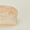 Close up view of large Verso bread basket
