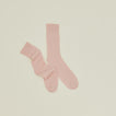 Cashmere + Merino Wool Socks in terracotta