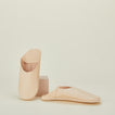 Handmade Suede Slippers in natural